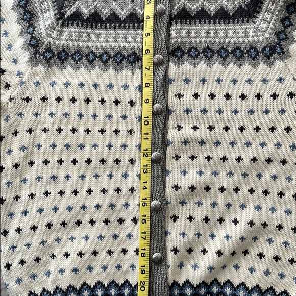 David I. Pike Vintage Norwegian Wool Cardigan Size ~ Medium Made in Norway - Picture 9 of 11